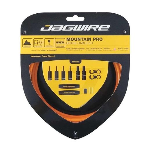 Funda hidraulica jagwire reforçada kevlar taronja