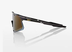 Gafas 100% Hypercraft Matte black Soft gold mirror