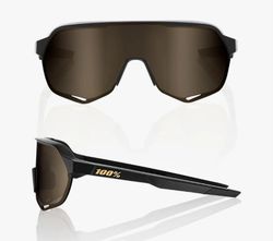Ulleres 100% S2 Matte black Soft gold mirror lens