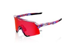 Gafas 100% S3 LE FDJ TRANSLUCENT RED/BLUE LENTES HiPER FIRE RED MIRROR