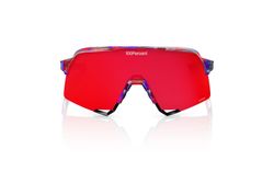 Gafas 100% S3 LE FDJ TRANSLUCENT RED/BLUE LENTES HiPER FIRE RED MIRROR