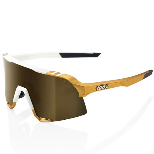 Lunettes 100% S3 Peter Sagan Or Blanc Edition Limitée