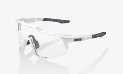 Gafas 100% Speedcraft Matte White Hiper silver lens