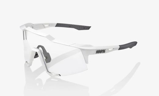 Gafas 100% Speedcraft Matte White Hiper silver lens