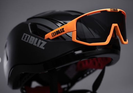 Bliz fusion matt orange glasses