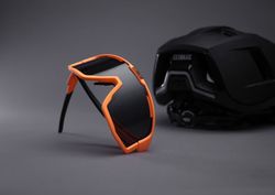 Bliz fusion matt orange glasses