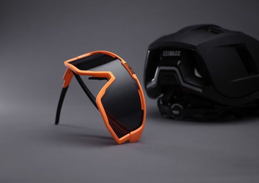 Bliz fusion matt orange glasses