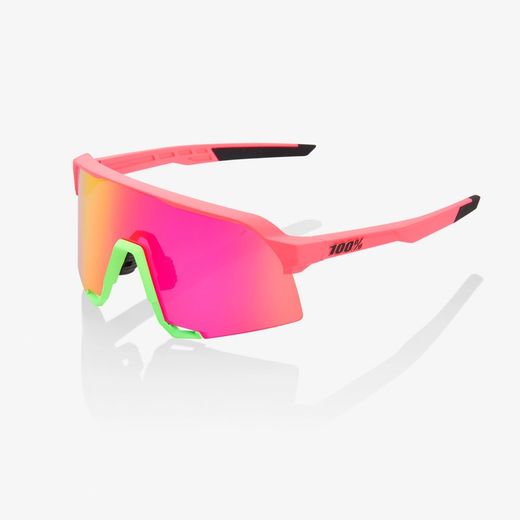 Gafas 100% S3 Matte washed out Neon pink