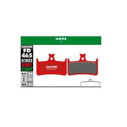 Plaquettes de frein HOPE E4, RX4 - ADVANCED, Semi-métallique, 1 paire