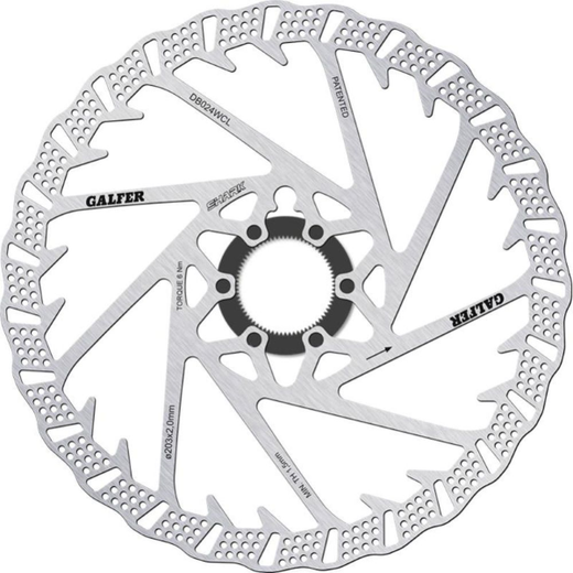 DISQUE REQUIN CENTERLOCK - 203 mm, épaisseur 2,0 mm