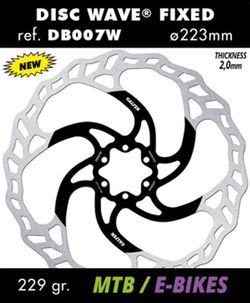 Galfer bike vtt disque wave ø223x2.00mm