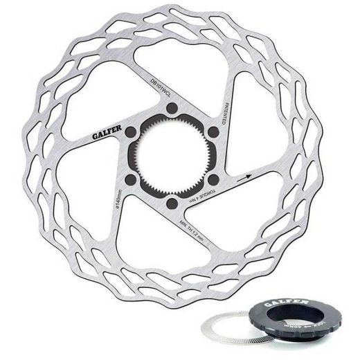 DISCO WAVE FIXED ROAD CENTERLOCK - 140 MM, thickness 1,8 MM