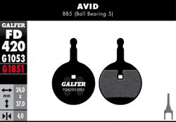 PADRÃO DE FREIO PADRÃO GALFER BIKE AVID BB5