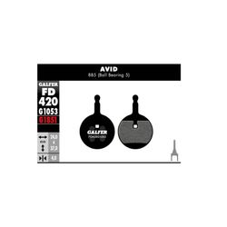 Plaquettes de frein AVID BB5 - STANDARD, semi-métalliques, 1 paire