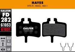 GALFER BIKE PADRÃO DE FREIO HAYES MAG - HFX - MX1