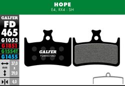 PADRÃO DE FREIO PADRÃO GALFER BIKE HOPE E4