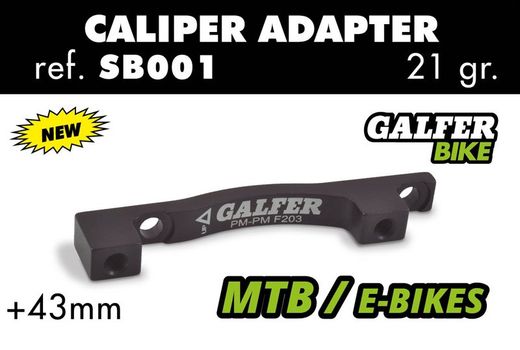 Galfer adattatore pinza bici radiale (postmount) + 40mm d.