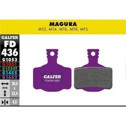 Brake pads MAGURA MT 2 P - E-BIKE, Semi-metallic, 1 set