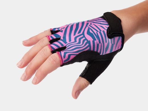 Glove bontrager kids large/x-large (7-10) pink purple dazzle