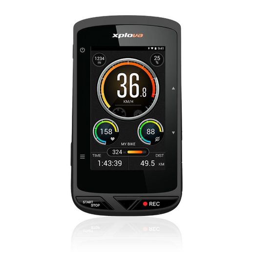 Gps computadora del ciclo x5 evo leva