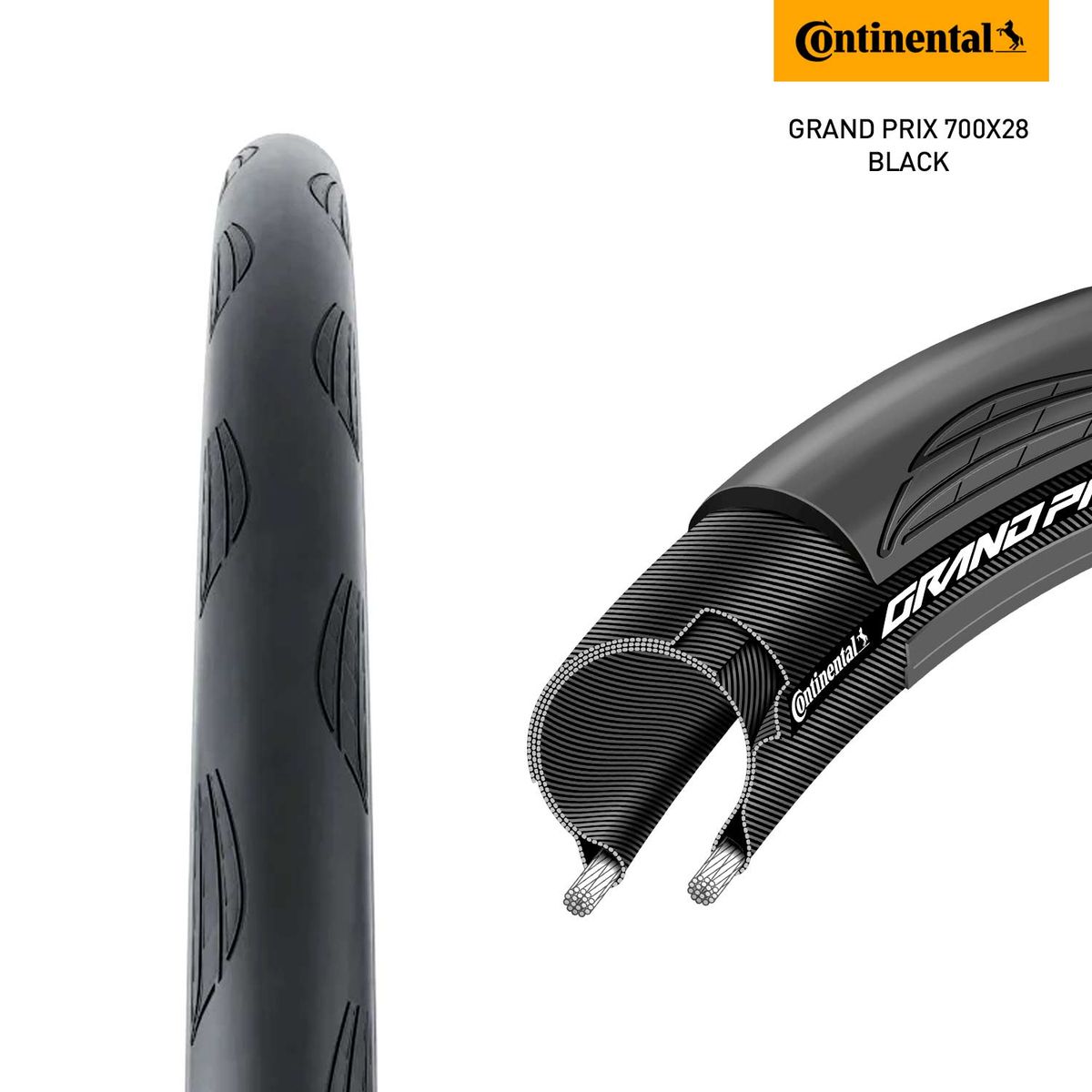 GRAND PRIX 700X28 BLACK — OnVeló Cycling
