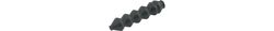 Guardapolvo de goma para frenos bontrager negro
