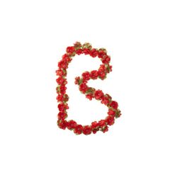 Guirnalda de flores BASIL "Flower Garland", rojo
