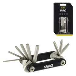 Eina multiusos 10 a 1 amb una clau allen (8,6,5,4,3,2,5,2mm)