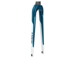 Horquilla rigid trek madone 6.2 wsd 56. Blanco/azul verdoso/berenjena