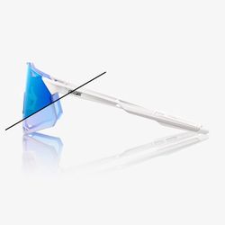 HYPERCRAFT - Bastille LE - Pearl White Glitter - Blue Mirror Photochromic