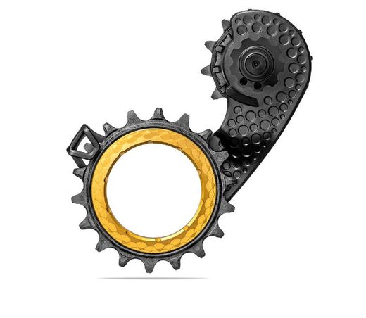 Gàbia de canvi del darrere per Shimano 8100 absolute black hollowcage carboni