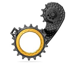 Cage de dérailleur arrière pour Shimano 9100/8000 Absolute Black Hollowcage Carbone