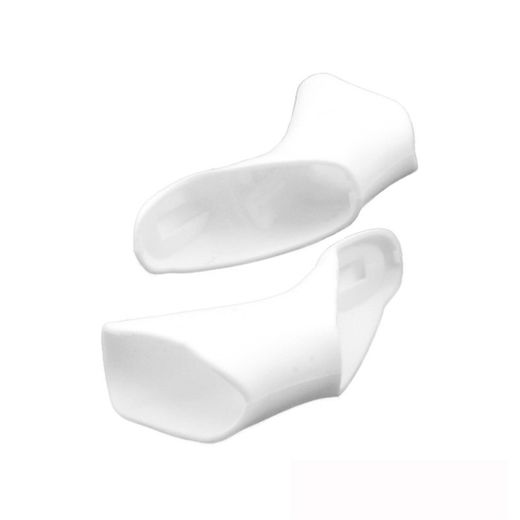 Jgo. gomas protector maneta freno carrera shimano 6700, blanco