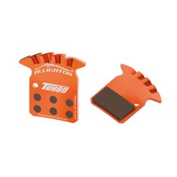 Jgo. Pastillas freno alligator turbo con muelle, compatibles           avid, sram