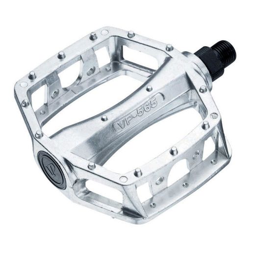 Jgo. Pedales bmx aluminio rosca 1/2'' negro