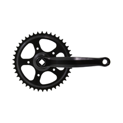 Juego de bielas 3/32 ACERO - 42T, 170 mm, negro