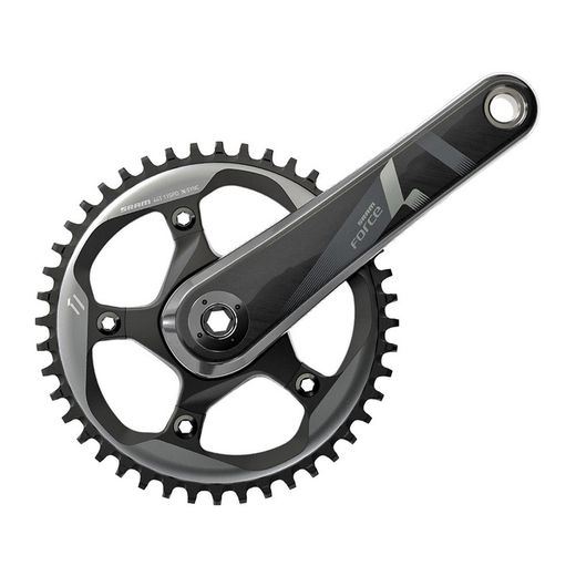 Pédalier et plateau sram force 1 x-sync gxp 10 / 11s 50d 170 mm carbon sans bols