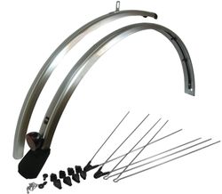 Juego de cables internos para guardabarros sks 700c 45 mm 21. Plata