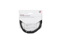 Juego de cables/fundas de cambio bontrager universal 4 mm negro/zinc