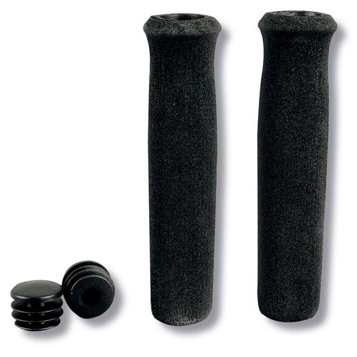 Set manopole mtb in spugna nera tw