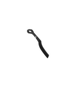 K-edge road braze-on chain catcher, black anodize