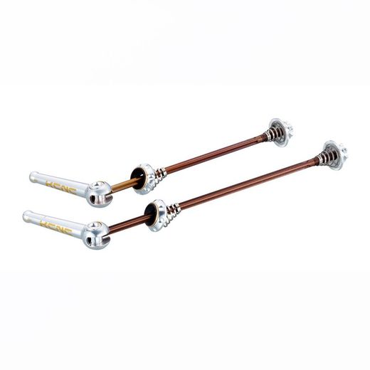 Kcnc cierres grooving 9mm titanio road par  plata