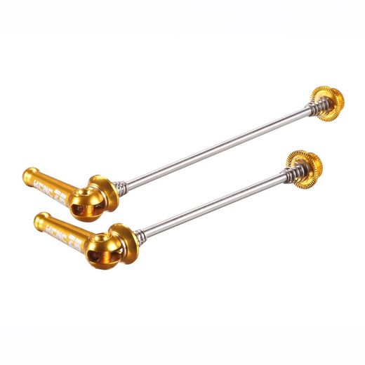 Kcnc cierres z6 eje acero 9mm mtb par  oro un