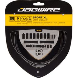 Kit cable cambio y funda jagwire sport xl (sram/shimano/campagnolo) negro