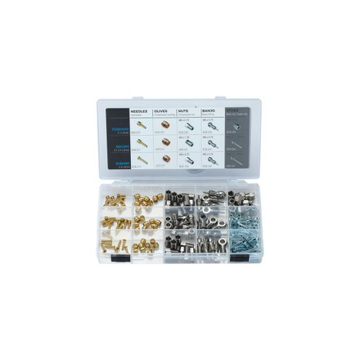 Kit de piezas para frenos hidráulicos (155uds.)