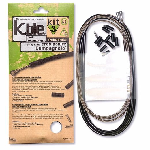 Kit de freio inoxidável campagnolo ergopower