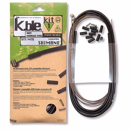 Kit freni mtb compatibile shimano / sram inox