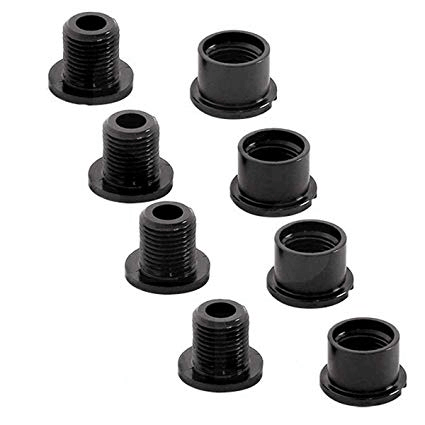 Easton Chainring Bolt M8x8.5/Nut M8x6.5 4 Pack/Alu