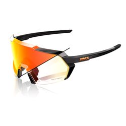 KORBIN - GLOSS METALLIC BLACK - ORANGE FLASH MIRROR PHOTOCHROMIC