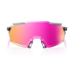 KORBIN - POLISHED TRANSLUCENT GREY - PURPLE MULTILAYER MIRROR